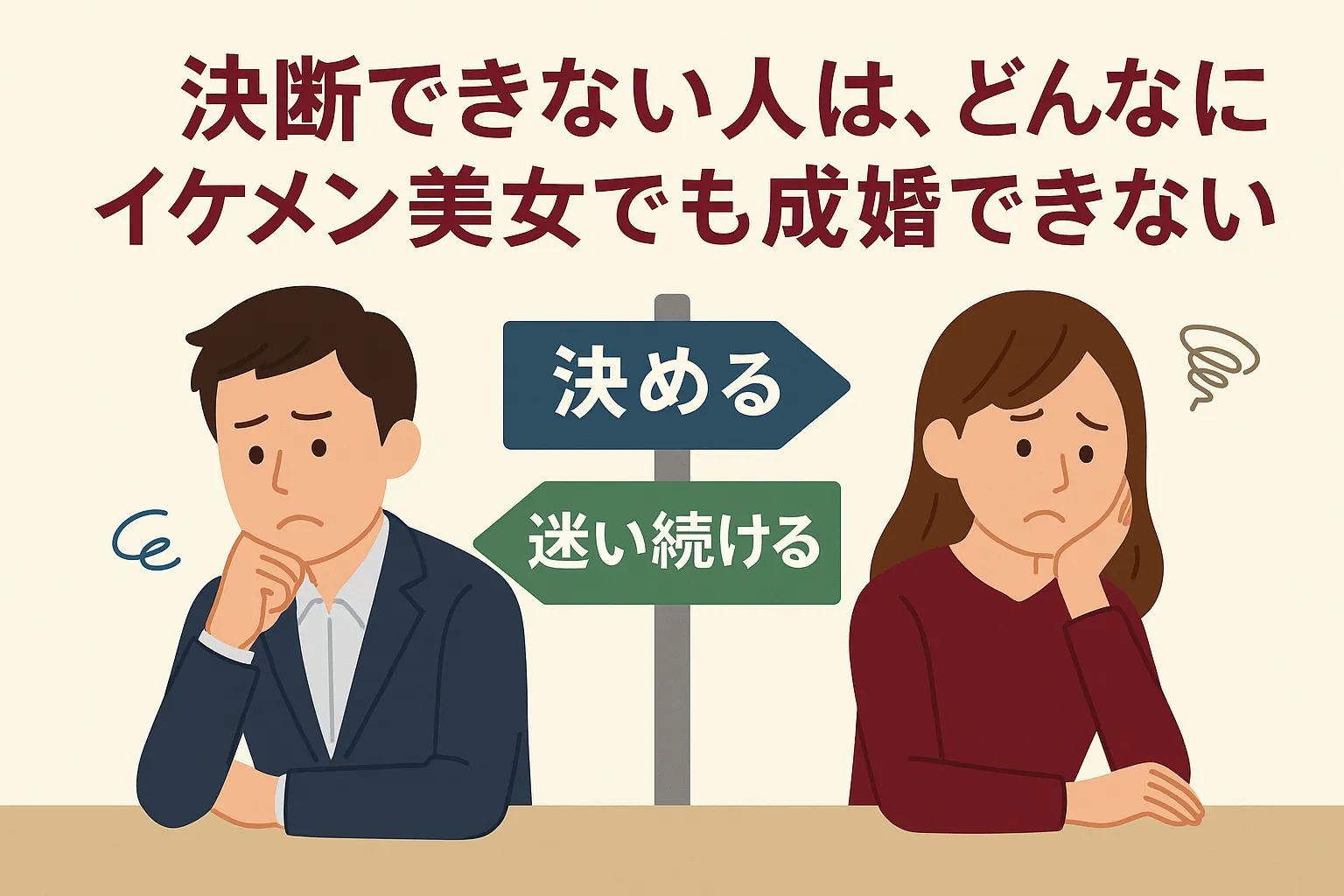 ○○できない人は、どんなにイケメン美女でも成婚できない